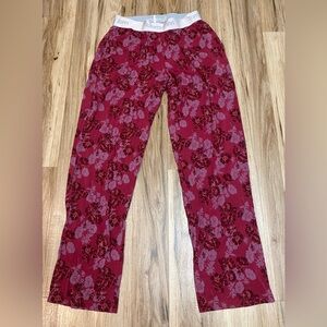 TOMMY JOHN SECOND SKIN PAJAMA LEISURE SMOOTH STRETCHY PANTS FLORAL SZ MEDIUM
